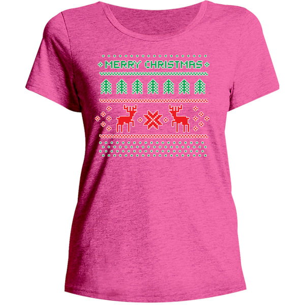 Christmas Sweater - Ladies Relaxed Fit Tee