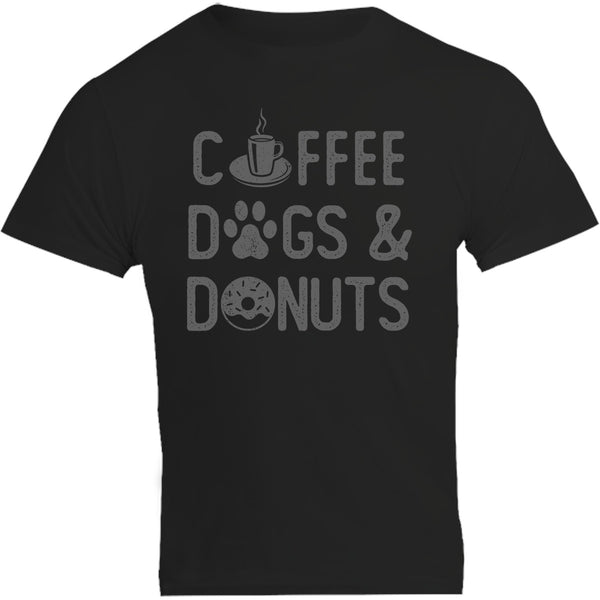 Coffee Dogs & Donuts - Unisex Tee - Graphic Tees Australia