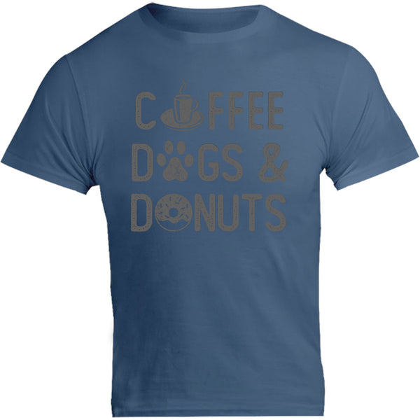 Coffee Dogs & Donuts - Unisex Tee - Graphic Tees Australia