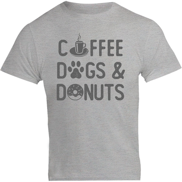 Coffee Dogs & Donuts - Unisex Tee - Graphic Tees Australia