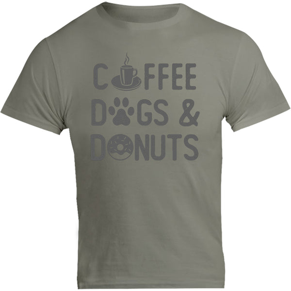 Coffee Dogs & Donuts - Unisex Tee - Graphic Tees Australia