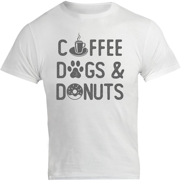 Coffee Dogs & Donuts - Unisex Tee - Graphic Tees Australia