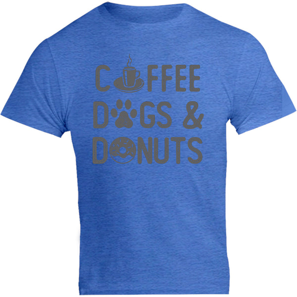 Coffee Dogs & Donuts - Unisex Tee - Graphic Tees Australia