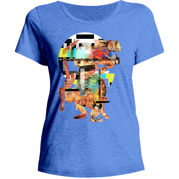 Collage 1 - Ladies Relaxed Fit Tee - Graphic Tees Australia