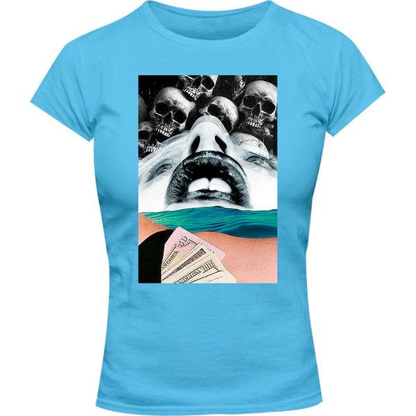 Collage 3 - Ladies Slim Fit Tee - Graphic Tees Australia