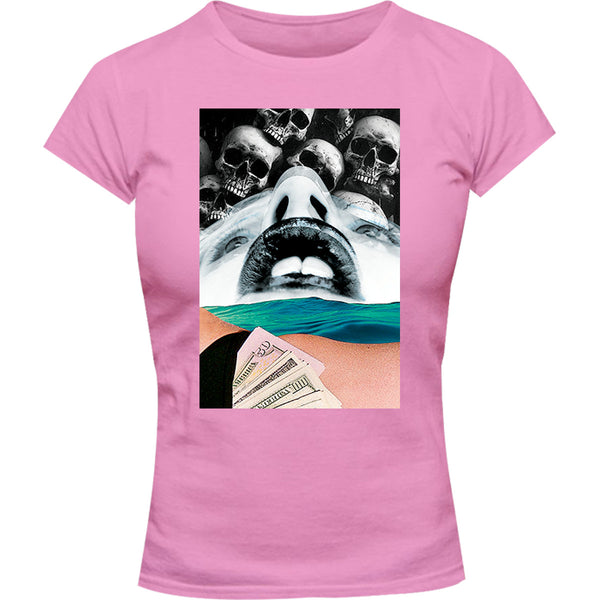 Collage 3 - Ladies Slim Fit Tee - Graphic Tees Australia