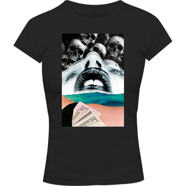 Collage 3 - Ladies Slim Fit Tee - Graphic Tees Australia