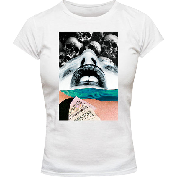 Collage 3 - Ladies Slim Fit Tee - Graphic Tees Australia