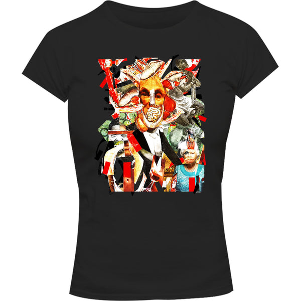 Collage 8 - Ladies Slim Fit Tee - Graphic Tees Australia