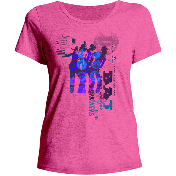 Collage 9 - Ladies Relaxed Fit Tee - Graphic Tees Australia