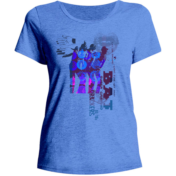 Collage 9 - Ladies Relaxed Fit Tee - Graphic Tees Australia