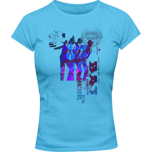 Collage 9 - Ladies Slim Fit Tee - Graphic Tees Australia