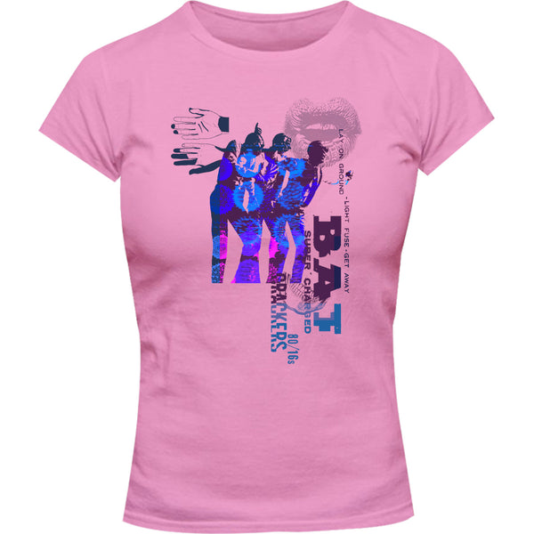 Collage 9 - Ladies Slim Fit Tee - Graphic Tees Australia