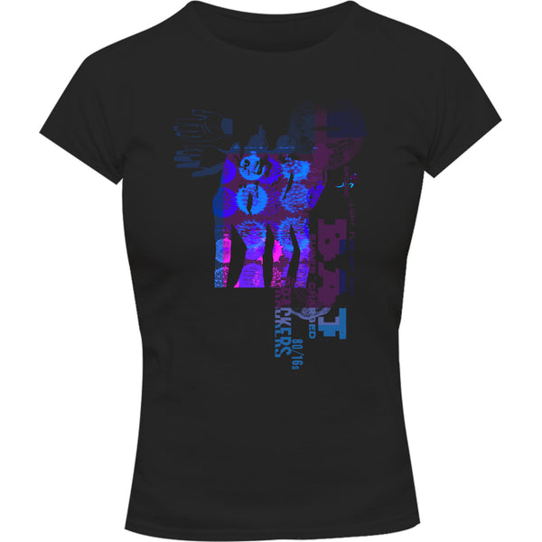 Collage 9 - Ladies Slim Fit Tee - Graphic Tees Australia