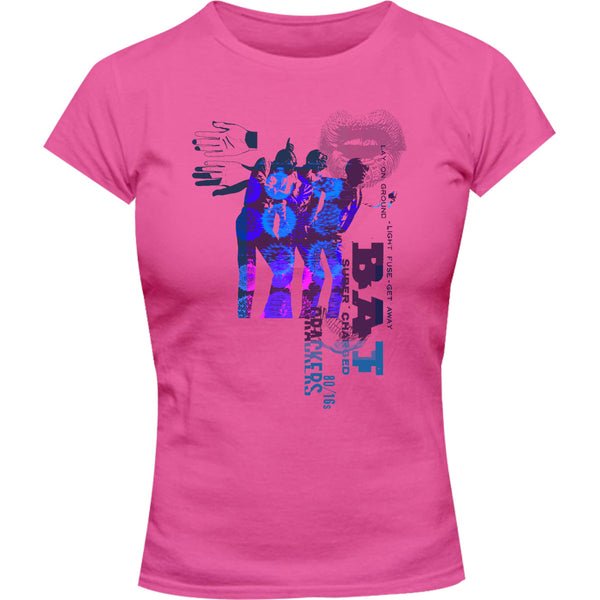 Collage 9 - Ladies Slim Fit Tee - Graphic Tees Australia