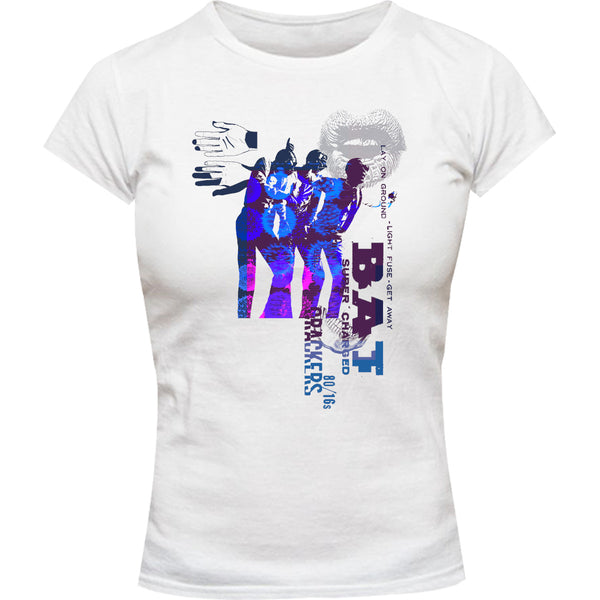 Collage 9 - Ladies Slim Fit Tee - Graphic Tees Australia