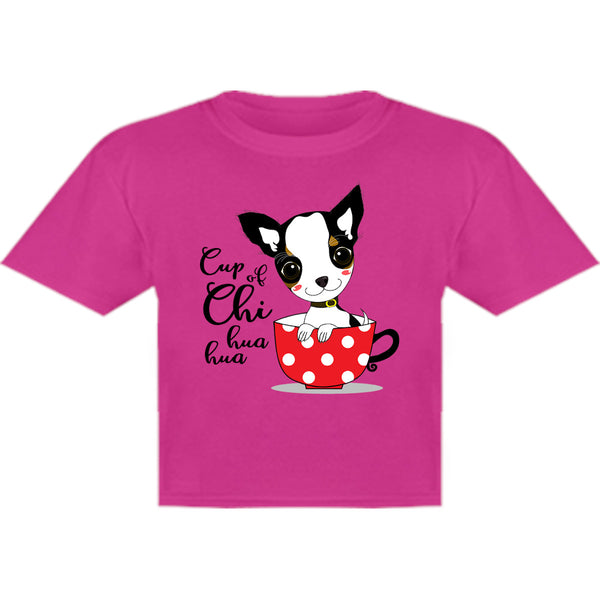 Cup Of Chi huahua - Youth & Infant Tee - Graphic Tees Australia