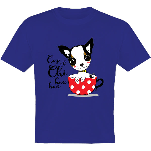 Cup Of Chi huahua - Youth & Infant Tee - Graphic Tees Australia