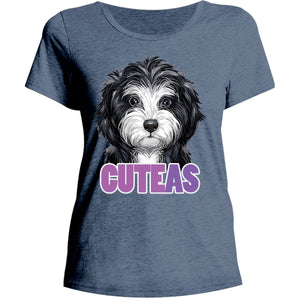 Cute As - Ladies Relaxed Fit Tee - Graphic Tees Australia