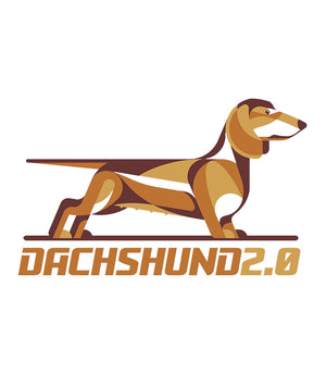 Dachshund 2.0 - Ladies Slim Fit Tee - Graphic Tees Australia