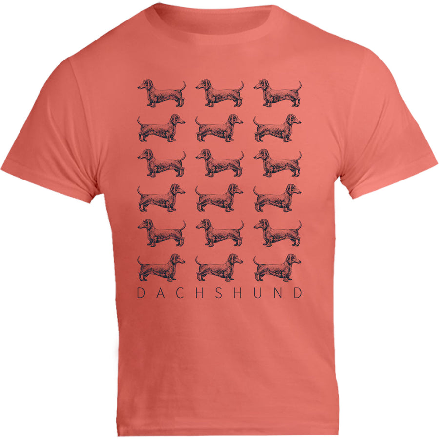 Dachshund Multi - Unisex Tee - Graphic Tees Australia