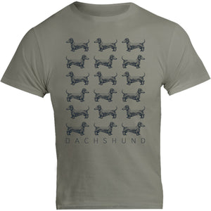 Dachshund Multi - Unisex Tee - Graphic Tees Australia