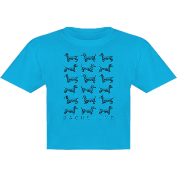 Dachshund Multi - Youth & Infant Tee - Graphic Tees Australia