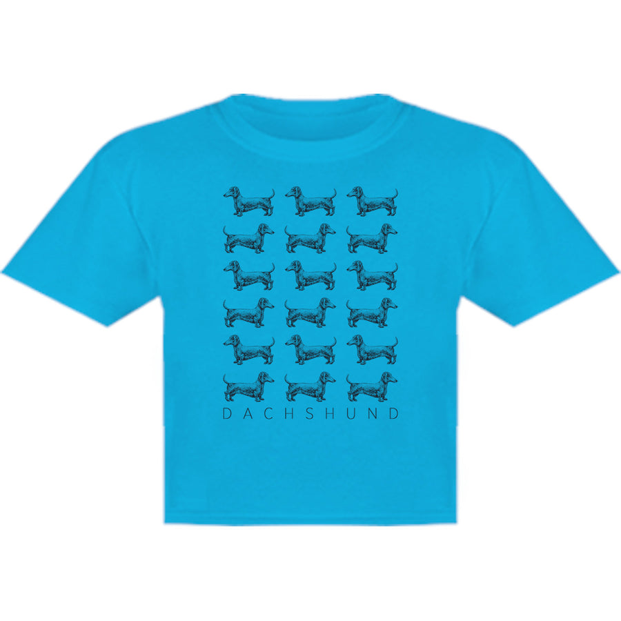 Dachshund Multi - Youth & Infant Tee - Graphic Tees Australia