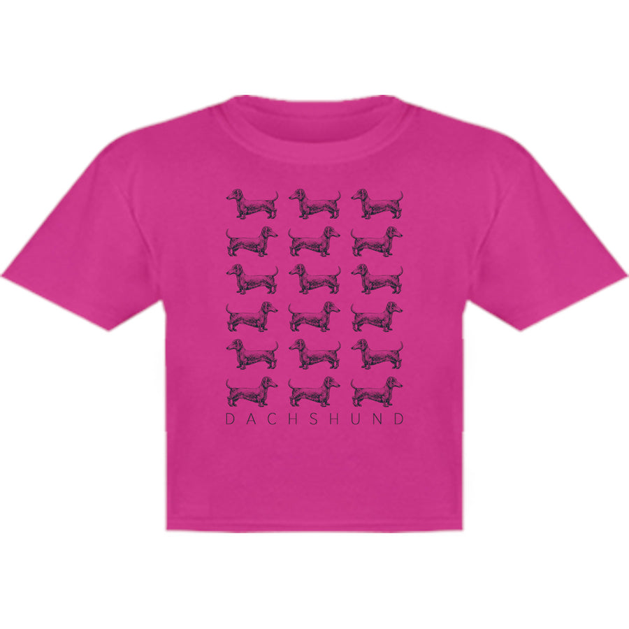 Dachshund Multi - Youth & Infant Tee - Graphic Tees Australia