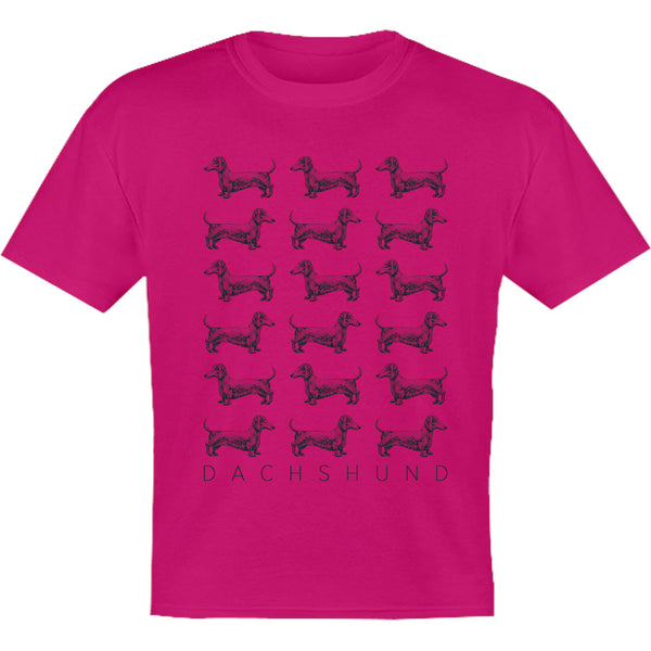 Dachshund Multi - Youth & Infant Tee - Graphic Tees Australia