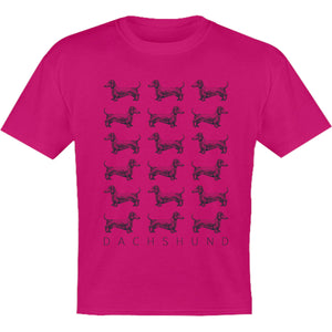 Dachshund Multi - Youth & Infant Tee - Graphic Tees Australia