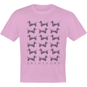 Dachshund Multi - Youth & Infant Tee - Graphic Tees Australia