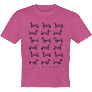 Dachshund Multi - Youth & Infant Tee - Graphic Tees Australia