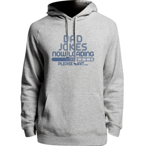 Dad Jokes Now Loading - Unisex Hoodie - Plus Size - Graphic Tees Australia