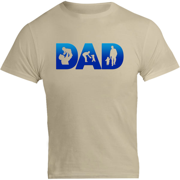 Dad & Child Silhouettes - Unisex Tee - Graphic Tees Australia