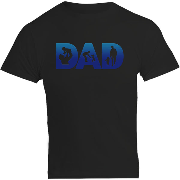 Dad & Child Silhouettes - Unisex Tee - Graphic Tees Australia