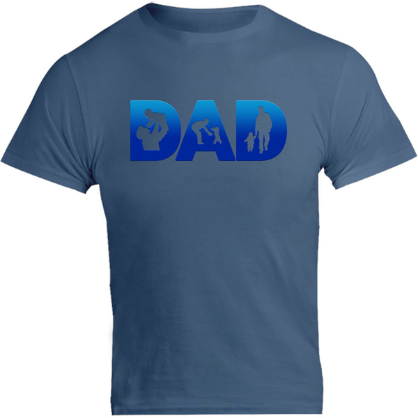 Dad & Child Silhouettes - Unisex Tee - Graphic Tees Australia