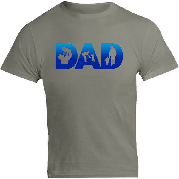 Dad & Child Silhouettes - Unisex Tee - Graphic Tees Australia