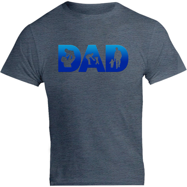 Dad & Child Silhouettes - Unisex Tee - Graphic Tees Australia