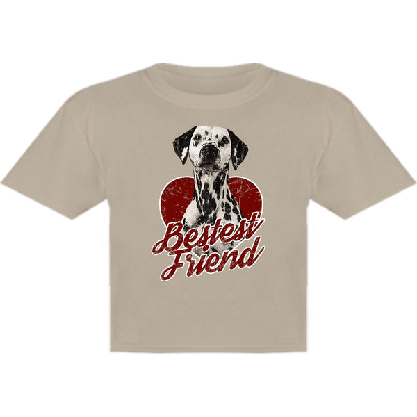 Dalmatian Bestest Friend - Youth & Infant Tee - Graphic Tees Australia