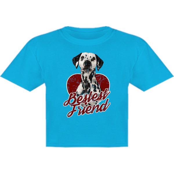 Dalmatian Bestest Friend - Youth & Infant Tee - Graphic Tees Australia