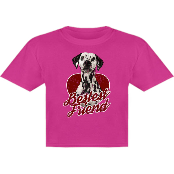 Dalmatian Bestest Friend - Youth & Infant Tee - Graphic Tees Australia