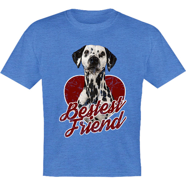 Dalmatian Bestest Friend - Youth & Infant Tee - Graphic Tees Australia