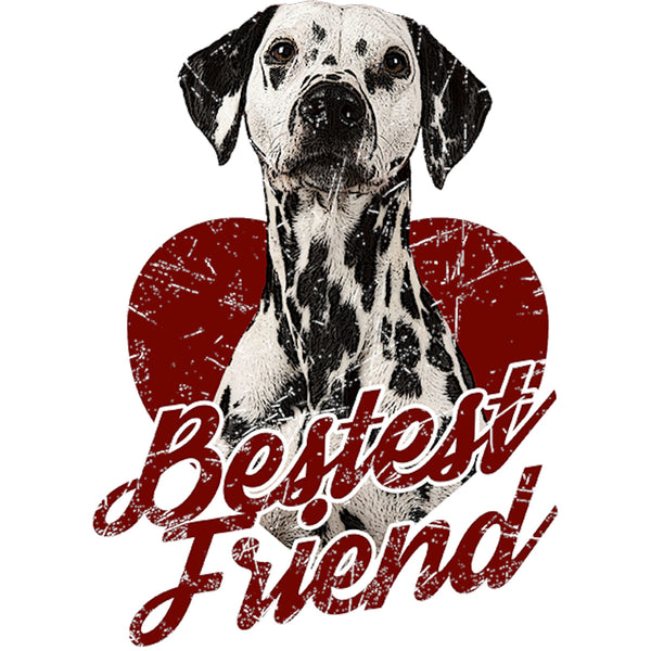 Dalmatian Bestest Friend - Youth & Infant Tee - Graphic Tees Australia