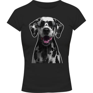 Dalmatian Cool As - Ladies Slim Fit Tee - Graphic Tees Australia