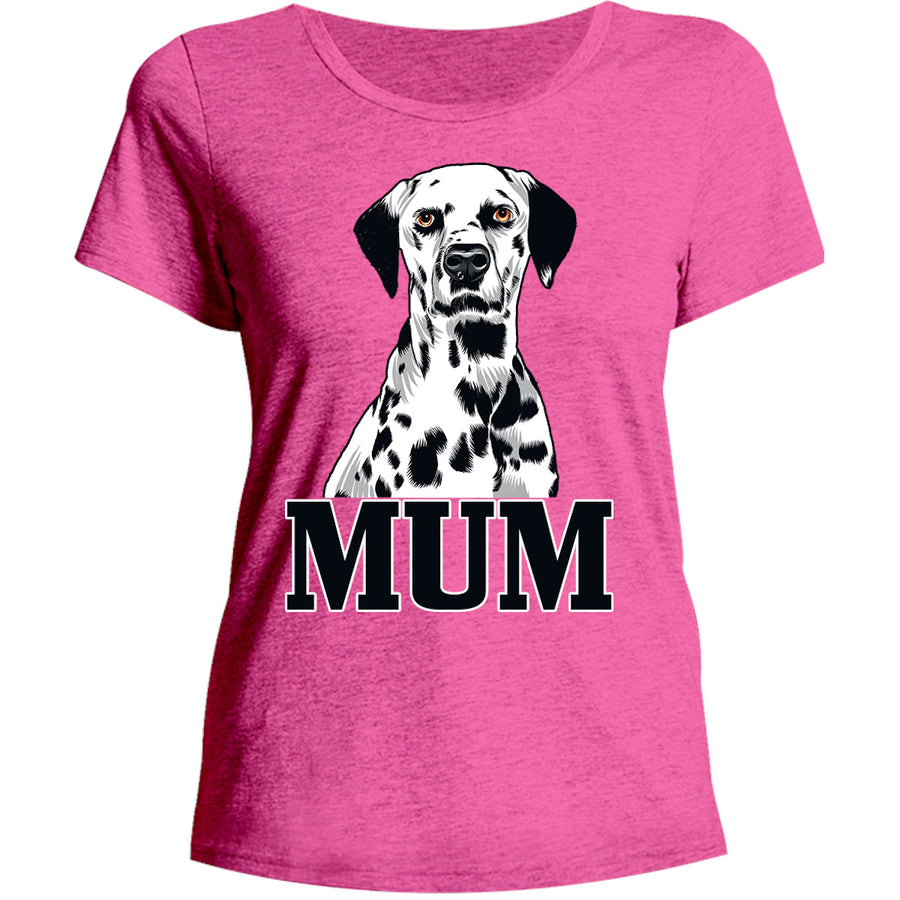 Dalmatian Mum - Ladies Relaxed Fit Tee - Graphic Tees Australia