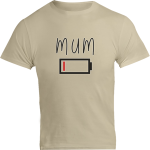 Low Battery Mum - Unisex Tee