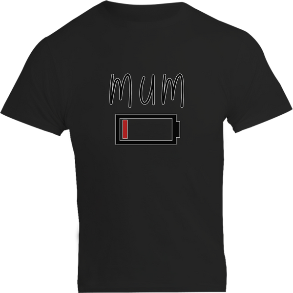 Low Battery Mum - Unisex Tee