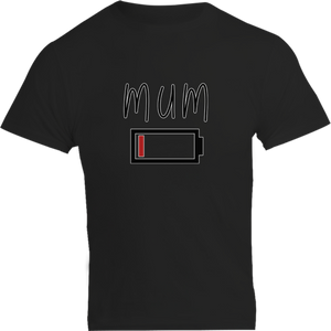 Low Battery Mum - Unisex Tee