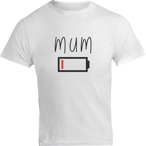 Low Battery Mum - Unisex Tee